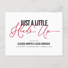 Nichts Extravagant Save the Date