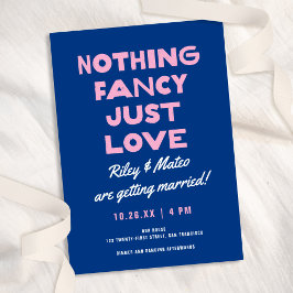 Nichts Extravaganter feiner Typ Funky Blue Pink We Einladung