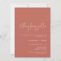 Nichts Extravagantes Terracotta-Engagement