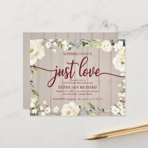 Nichts Fancy Florale Günstige Hochzeitseinladung