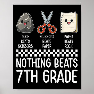 Nichts geht über 7. Klasse lustig zurück zur Schul Poster