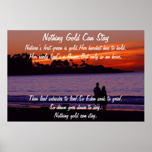 Nichts Gold Bleibe Poster