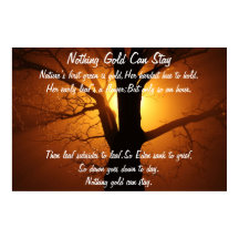 Nichts Gold Bleibe Poster