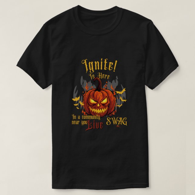 NICHTS! Halloween Themed T-Shirt (Design vorne)
