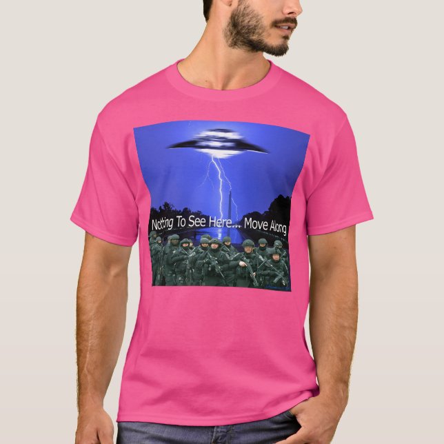 Nichts hier zu sehen T-Shirt (Vorderseite)