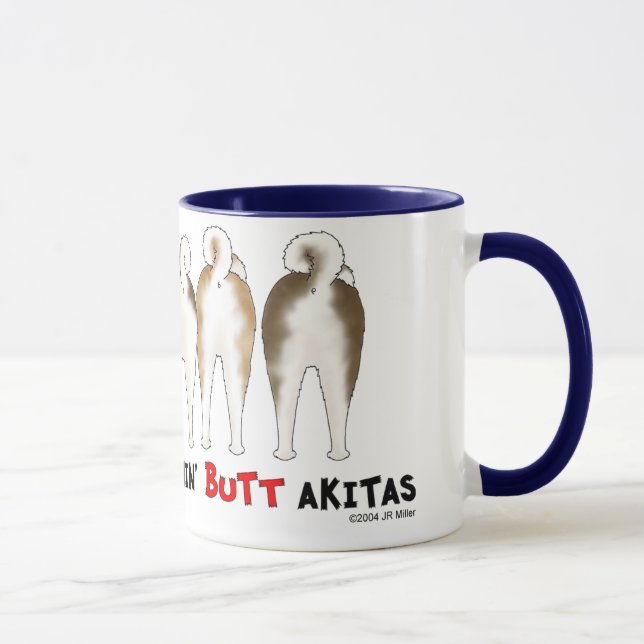 Nichts Hintern Akitas Tasse (Rechts)