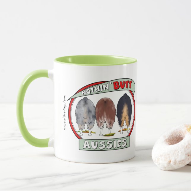 Nichts Hintern-Australier-Tasse Tasse (Mit Donut)