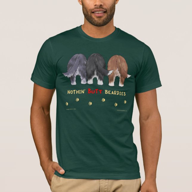 Nichts Hintern Beardies Dunkelheits-T - Shirt (Vorderseite)