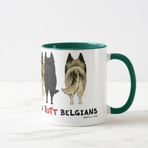 Nichts Hintern-Belgier Tasse