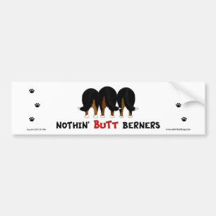 Nichts Hintern Berners Autoaufkleber