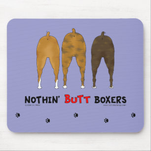 Nichts Hintern-Boxer Mousepad