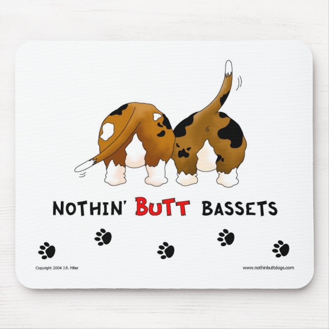 Nichts Hintern-Dachshunde Mousepad (Vorne)