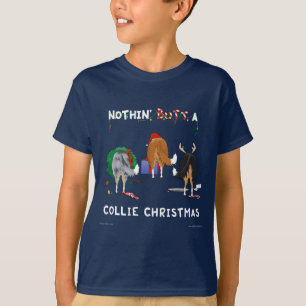 Nichts Hintern ein Collie-Weihnachten T-Shirt