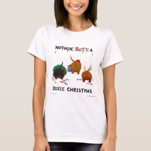Nichts Hintern ein Dackel-Weihnachten T-Shirt