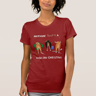 Nichts Hintern ein Shiba Inu Weihnachten T-Shirt