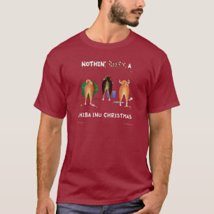 Nichts Hintern ein Shiba Inu Weihnachten T-Shirt