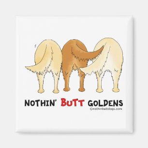 Nichts Hintern Goldens Magnet