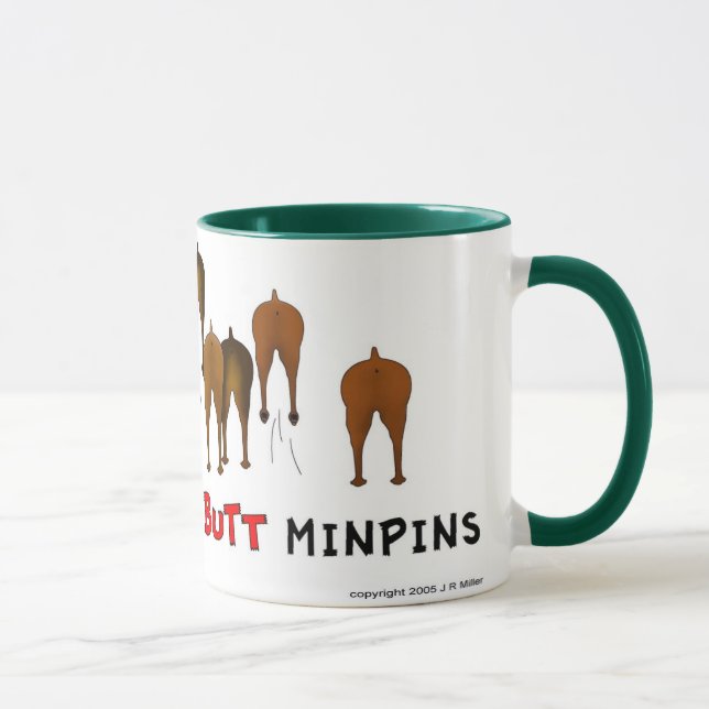 Nichts Hintern MinPins Tasse (Rechts)