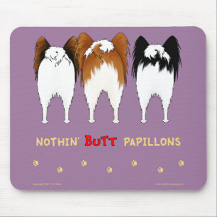 Nichts Hintern Papillons Mousepad