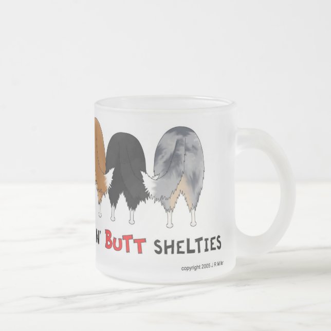 Nichts Hintern Shelties Tasse (Rechts)