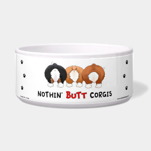 Nichts HinternCorgis Napf