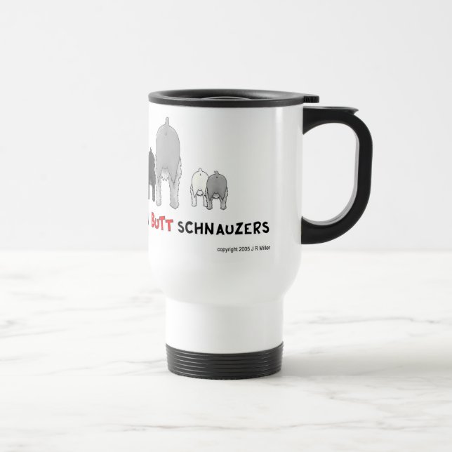 Nichts Hinternschnauzers-Tasse Reisebecher (Rechts)