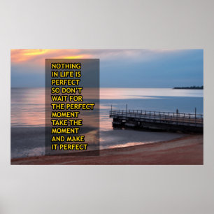 Nichts im Leben ist perfekt Poster