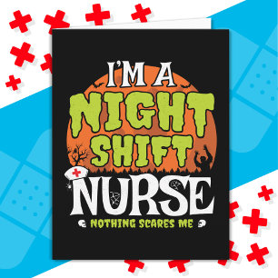 Nichts ist lustiges Halloween Night Shift Nurve Karte