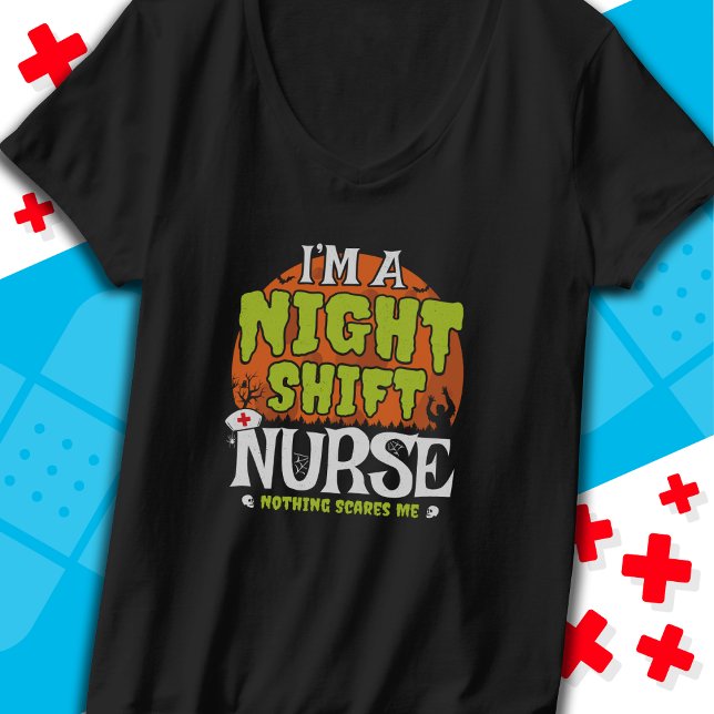 Nichts ist lustiges Halloween Night Shift Nurve T-Shirt (Von Creator hochgeladen)