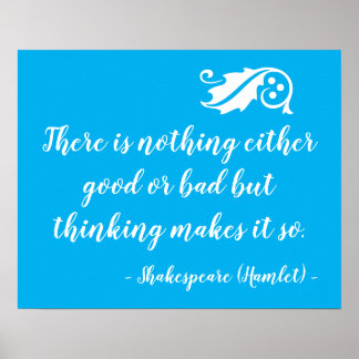 Nichts ist so gut schlecht, als Shakespeare zu den Poster