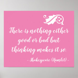 Nichts ist so gut schlecht, als Shakespeare zu den Poster