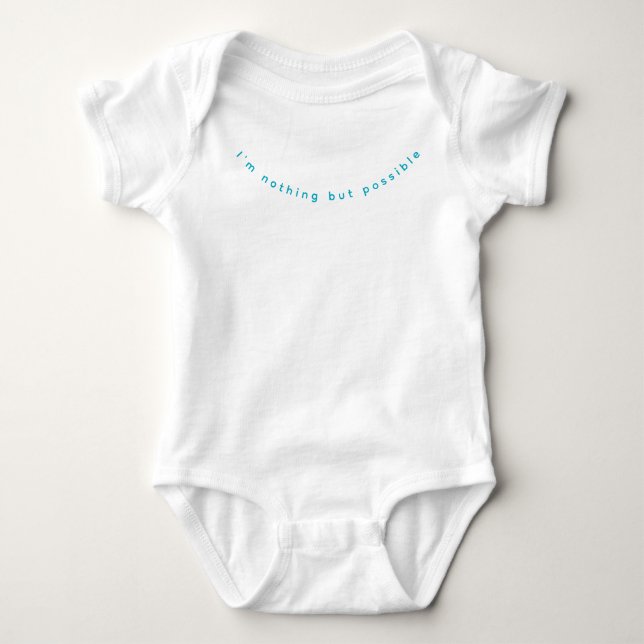 Nichts ist unmöglich baby strampler (Vorderseite)