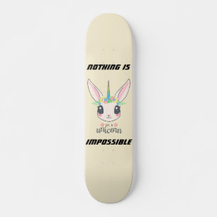 "Nichts ist unmöglich" lustiges, unbekanntes Kani Skateboard