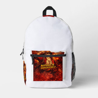 Nichts ist unmöglich Motivations-Rucksack | Inspir Bedruckter Rucksack