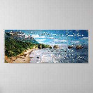 Nichts kann die Liebe der Römer-Bibelverse trennen Poster