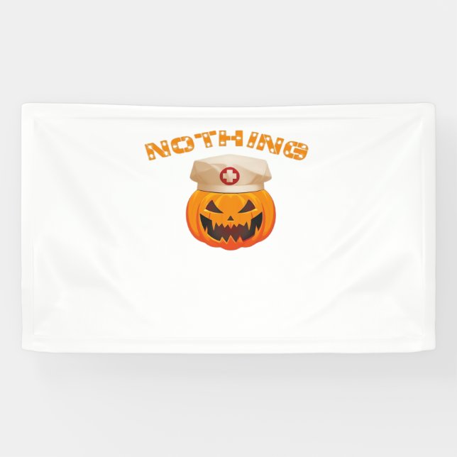 Nichts kann eine Krankenschwester kümmern, Hallowe Banner (Horizontal)