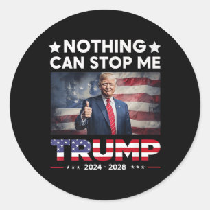 Nichts kann mich daran hindern, Präsident Trump 20 Runder Aufkleber