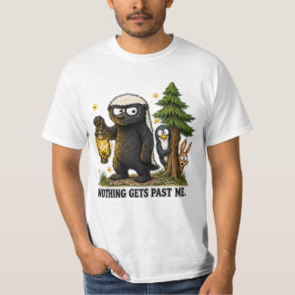 Nichts Kommt An Mir Vor Honey Badger Camping Desig T-Shirt