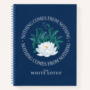 Nichts kommt aus dem Nichts - der weiße Lotus Notizbuch