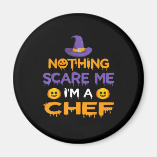 Nichts kümmert mich im Koch   Witziges Halloween-G Magnet