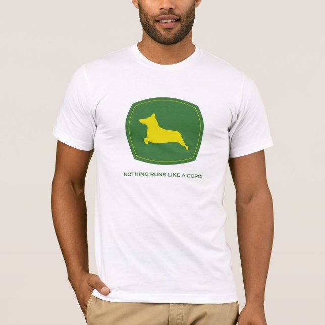 Nichts läuft wie ein T - Shirt der Corgi-Männer (Vorderseite)