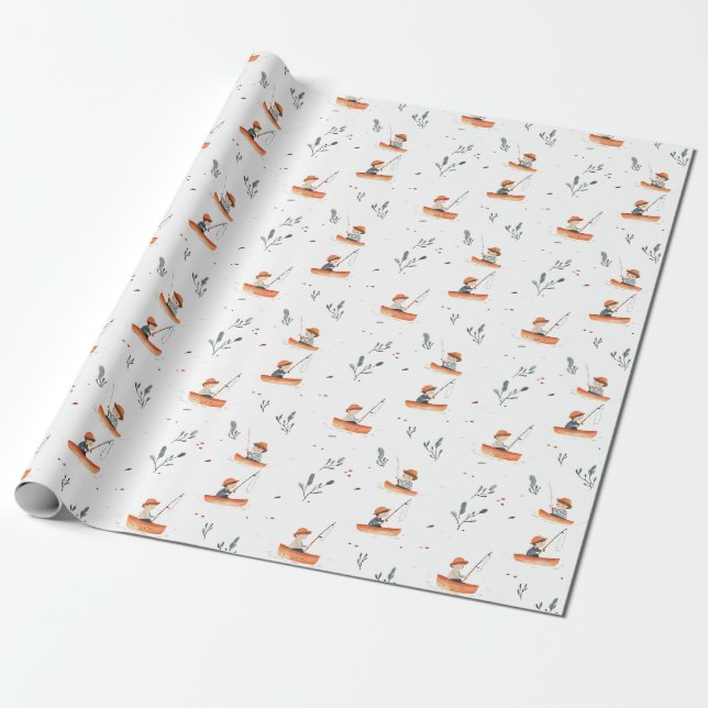 Nichts macht den Fisch größer Geschenkpapier (Ungerollt)