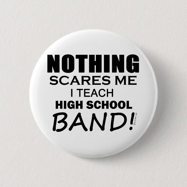 Nichts macht mir Spaß an der High School Button (Vorderseite)