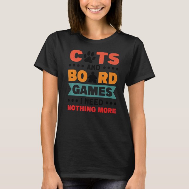 nichts mehr Brettspiele T-Shirt (Vorderseite)