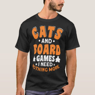 nichts mehr Katzen Brettspiele 5 T-Shirt