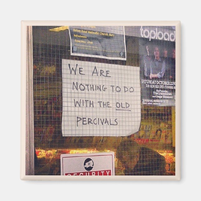 Nichts mit dem alten Percivals Magnet zu tun (Vorne)