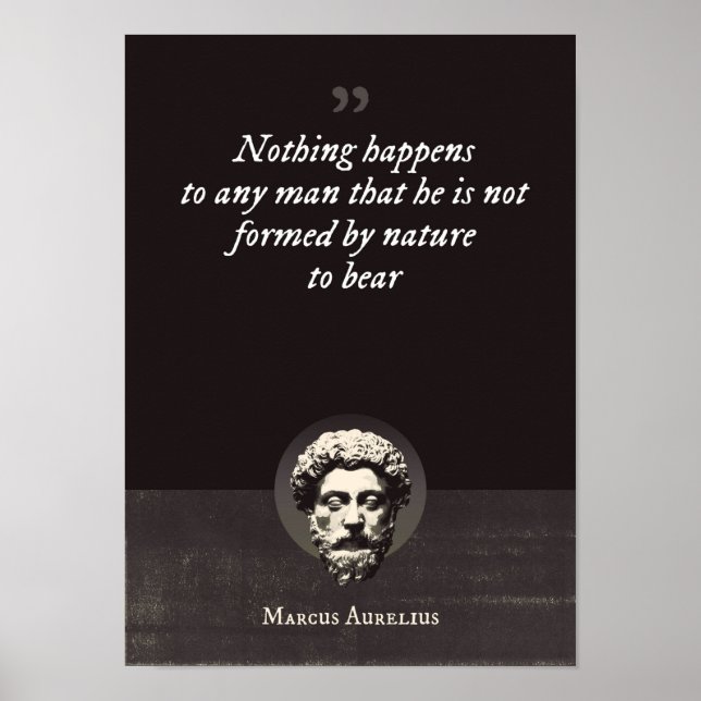 Nichts passiert einem Menschen, der sich nicht geb Poster (Vorne)