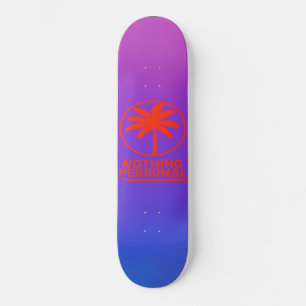 Nichts Persönliches Blau und Lila Strahlung Skateboard