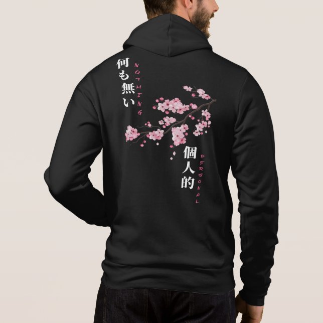 Nichts Persönliches - Cherry Blossom Zip-Up Hoodie (Rückseite)