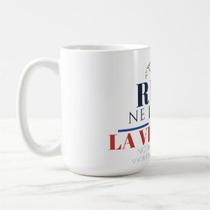 Nichts rechtfertigt Gewalt Frankreich Friedensbech Kaffeetasse